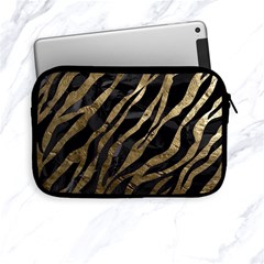 Gold Zebra  Apple Ipad Mini Zippered Sleeve by OCDesignss