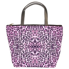 Pink Leopard  Bucket Handbag by OCDesignss