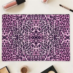 Pink Leopard  Cosmetic Bag (xxl) by OCDesignss