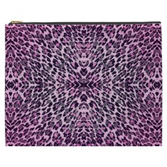 Pink Leopard  Cosmetic Bag (xxxl) by OCDesignss