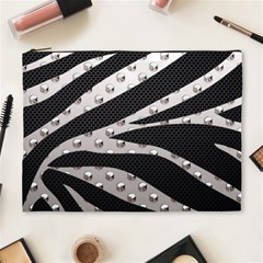 Metal Zebra  Cosmetic Bag (xl) by OCDesignss