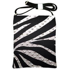 Metal Zebra  Shoulder Sling Bag by OCDesignss