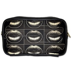 Black Liquor  Travel Toiletry Bag (two Sides) by OCDesignss