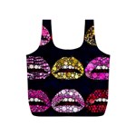 Bling Lips  Reusable Bag (S) Front