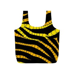 Yellow Bling Zebra  Reusable Bag (s) by OCDesignss