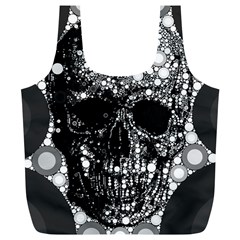 Black Skull  Reusable Bag (XL)