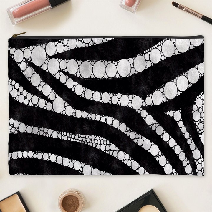 Spoiled Zebra  Cosmetic Bag (XXXL)