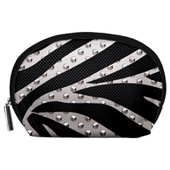 Metal Zebra  Accessory Pouch (large) by OCDesignss