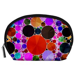 Bling Polka Dot Accessory Pouch (large)