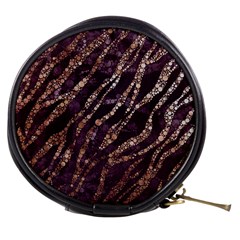 Lavender Gold Zebra  Mini Makeup Case by OCDesignss