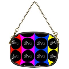 Rainbow Diva  Chain Purse (one Side) by OCDesignss