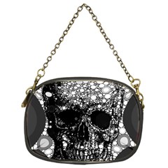 Skull Abstract Chain Purse (Two Sided) 