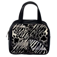 Crazy Animal Print  Classic Handbag (one Side) by OCDesignss