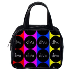 Rainbow Diva  Classic Handbag (one Side) by OCDesignss