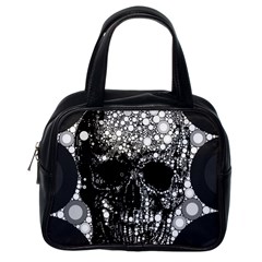 Skull Abstract Classic Handbag (One Side)