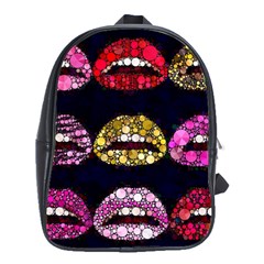 Bling Lips  School Bag (large)