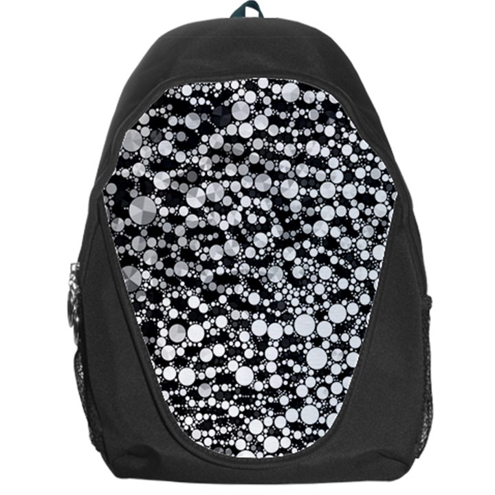 White Cheetah Bling Backpack Bag