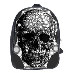 Skull Abstract School Bag (large)