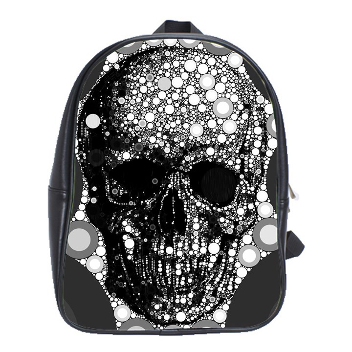 Skull Abstract School Bag (Large)