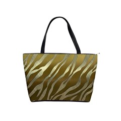 Metal Gold Zebra  Large Shoulder Bag by OCDesignss