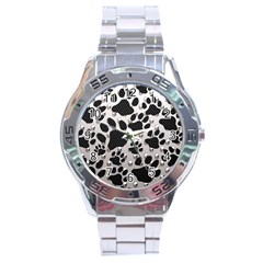 Paws On Me  Stainless Steel Watch by OCDesignss