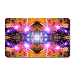 Abstract Flower Magnet (rectangular) by icarusismartdesigns