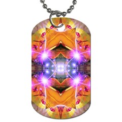 Abstract Flower Dog Tag (one Sided) by icarusismartdesigns