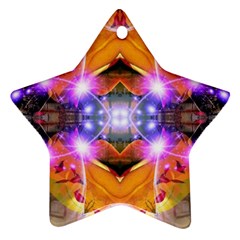 Abstract Flower Star Ornament (two Sides) by icarusismartdesigns