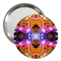 Abstract Flower 3  Handbag Mirror by icarusismartdesigns