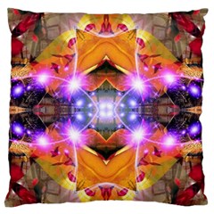 Abstract Flower Standard Flano Cushion Case (one Side) by icarusismartdesigns