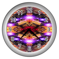 Third Eye Wall Clock (silver) by icarusismartdesigns