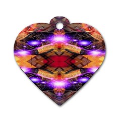 Third Eye Dog Tag Heart (one Sided)  by icarusismartdesigns