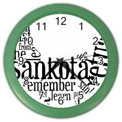 Sankofashirt Wall Clock (color)