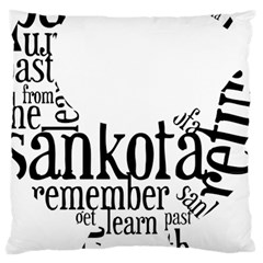 Sankofashirt Large Cushion Case (single Sided) 