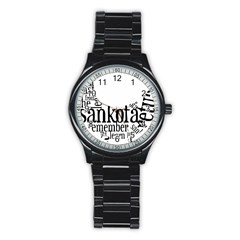 Sankofashirt Sport Metal Watch (black)