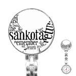 Sankofashirt Stainless Steel Nurses Watch Front