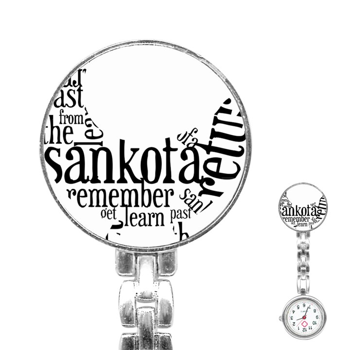 Sankofashirt Stainless Steel Nurses Watch