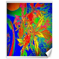 Sun Coleus Enhanced Canvas 11  X 14  (unframed) by sirhowardlee