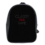 Classy Chics Vape  School Bag (Large) Front