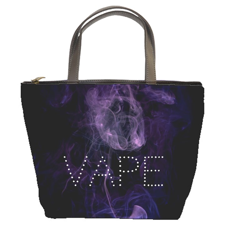 Vape Purple Smoke  Bucket Handbag