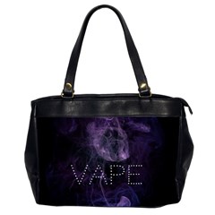 Vape Purple Smoke  Oversize Office Handbag (two Sides) by OCDesignss