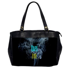 Vape Life Clouds  Oversize Office Handbag (one Side) by OCDesignss