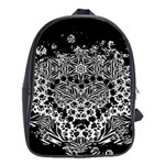 Metal Animal Print  School Bag (XL) Front