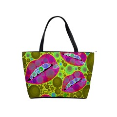 Sassy Lips Bubbles  Large Shoulder Bag by OCDesignss