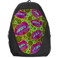 Sassy Lips Bubbles  Backpack Bag by OCDesignss