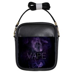 Vape Purple Smoke  Girl s Sling Bag by OCDesignss