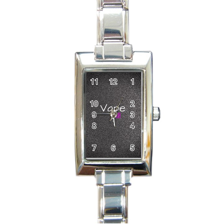 Vape Life  Rectangular Italian Charm Watch