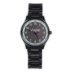 Vape Life  Sport Metal Watch (black) by OCDesignss