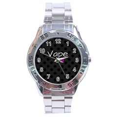 Vape Life Twirlz Stainless Steel Watch by OCDesignss