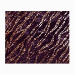 Lavender Gold Zebra  Glasses Cloth (small) by OCDesignss